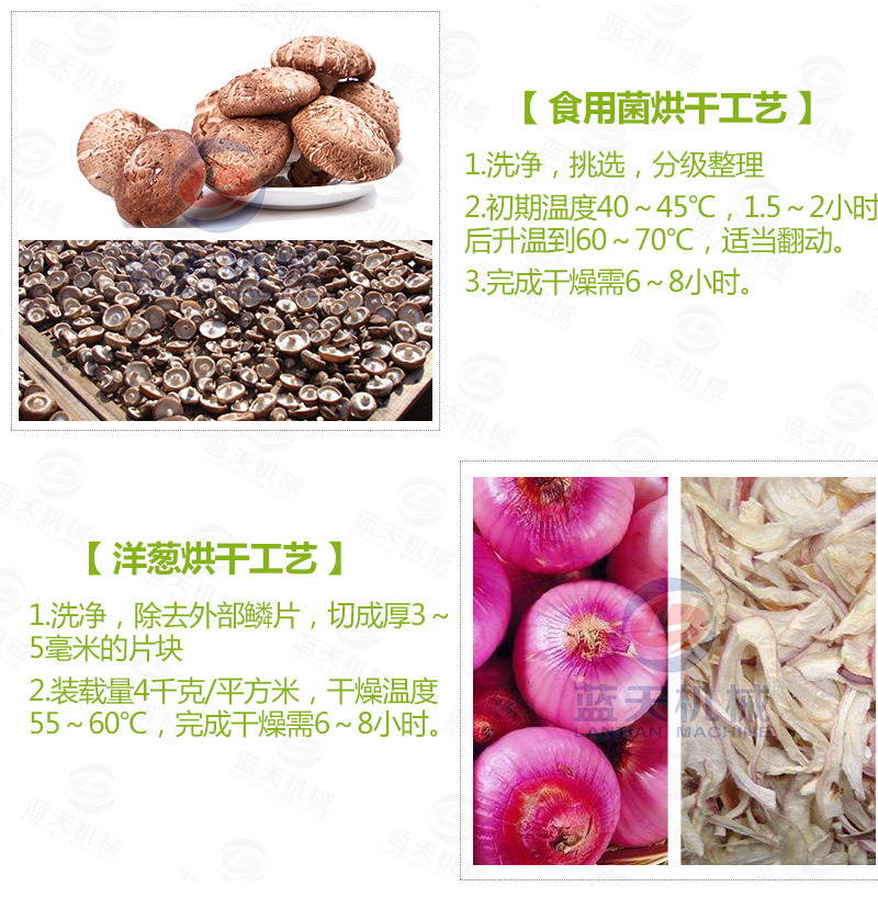 蘿卜烘干機(jī)常見(jiàn)蔬菜干燥工藝