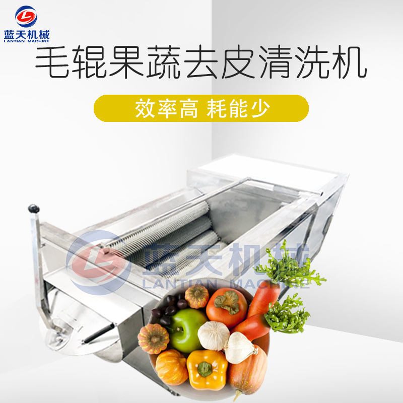 毛輥果蔬去皮清洗機(jī)